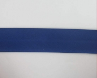 Biais textiles 40 mm bleu royal