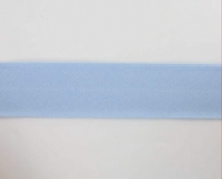 Biais textiles 40 mm bleu clair