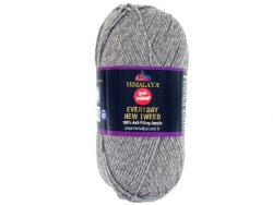 Fil à tricoter Everyday New Tweed gris 105