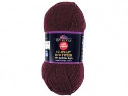 Fil à tricoter Everyday New Tweed aubergine 117