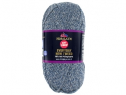 Fil à tricoter Everyday New Tweed gris bleuté 121