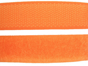 Ruban auto-agrippant 20 mm orange fluo