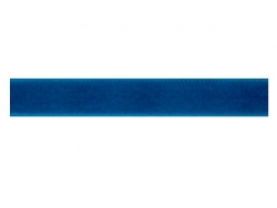 Ruban velours bleu