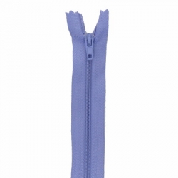 Fermeture 15cm lilas bleu