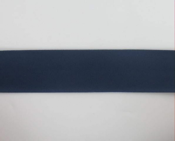 Biais textiles 40 mm bleu foncé