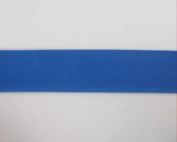 Biais textiles 40 mm bleu