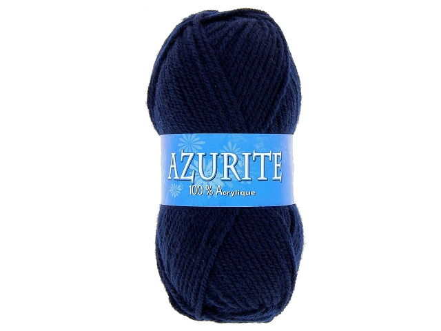 Fil à tricoter azurite Bleu Marine