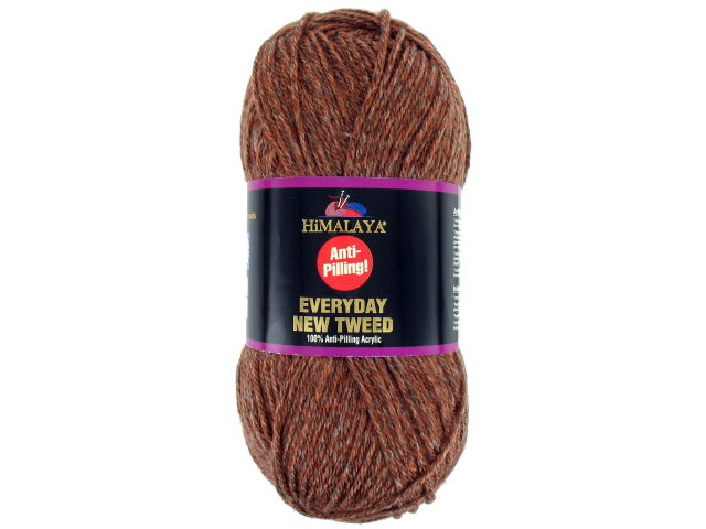 Fil à tricoter Everyday New Tweed caramel 124