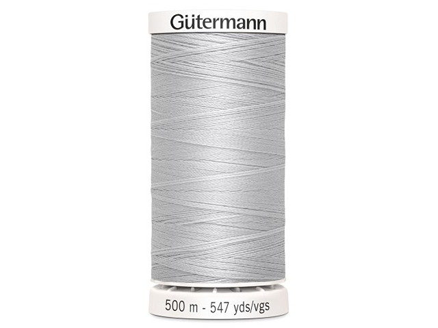 Fil à coudre Gütermann 500m col : 008 gris clair