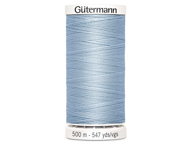 Fil à coudre Gütermann 500m col : 075 bleu ciel