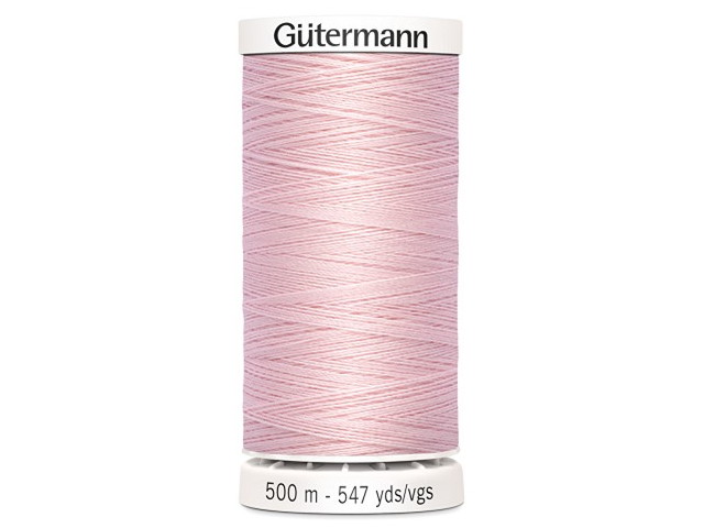 Fil à coudre Gütermann 500m col : 659 rose clair