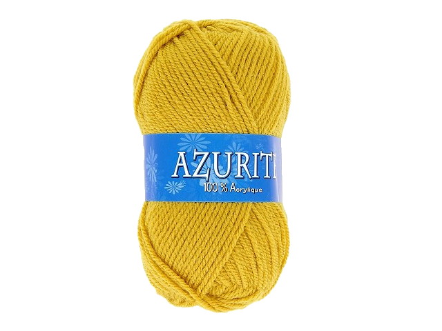 Fil à tricoter azurite Moutarde