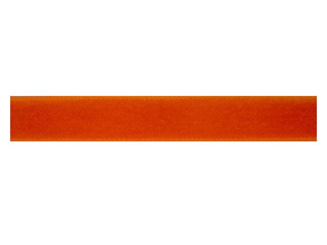 Ruban velours orange